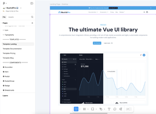 Design your website with the Nuxt UI Figma design kit