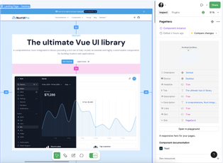 Share it with your developers with the Nuxt UI Figma design kit